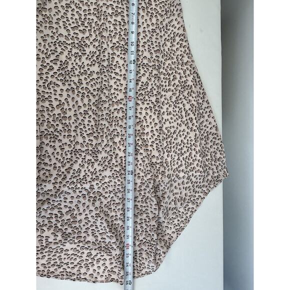 Animal Print Leopard Cheetah Print Pink Black Assymmetrical Midi Skirt Sz Medium - Picture 8 of 8